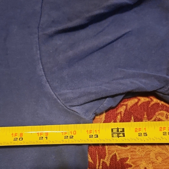 Comfort Colors Navy Blue Pocket Tee With Disney Logo, XL - Picture 4 of 5